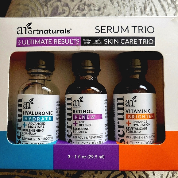 New! artnaturals Anti-Aging-Set - Vitamin-C Retinol and Hyaluronic-Acid - Picture 1 of 16